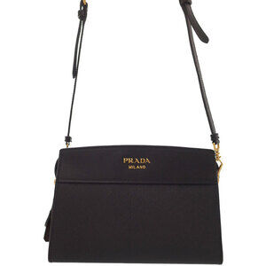 Prada Saffiano Esplanade Crossbody bag Black